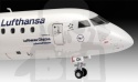 Maquette D'avion Embraer 190 Lufthansa Revell - Échelle 1/144, 55 Pièces, Niveau Débutant - À Assembler Et Peindre